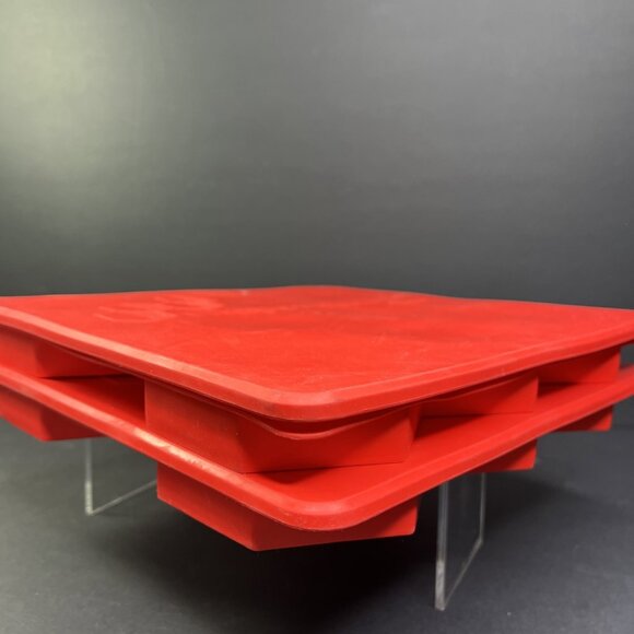 Burger Master Shape + Store Silicone Food Storage Set Of 2 Refrigerate Freeze CA - Picture 7 of 13